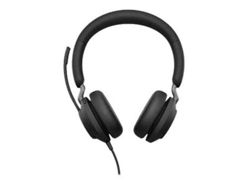 Jabra Evolve2 40 Ms Kuuloke + Mikrofoni Usb-a Microsoft Teamsille Stereo Musta