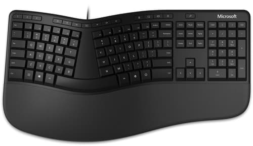 Microsoft Ergonomic Keyboard Langallinen, Usb Pohjoismaat Musta Näppäimistö
