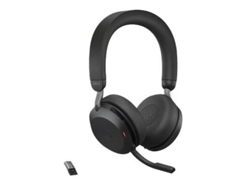 Jabra Evolve2 75 Link380a Uc Kuuloke + Mikrofoni Usb-a Optimoitu Uc:lle Stereo Musta