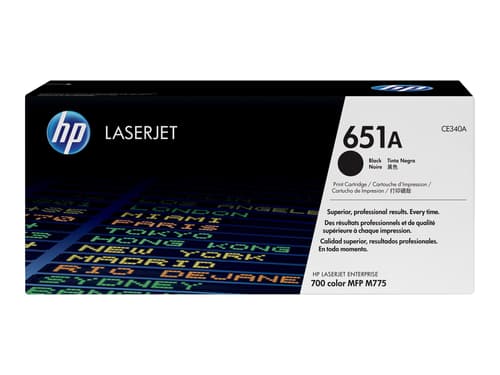 Hp Värikasetti Musta 651a - Ce340a