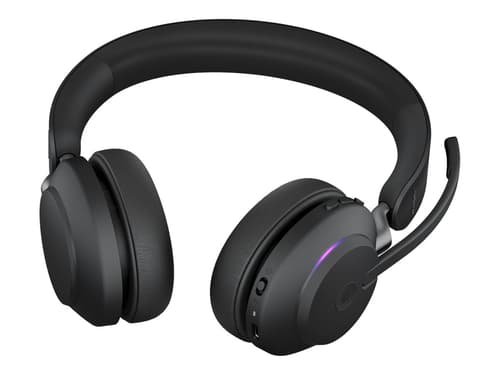Jabra Evolve2 65 Ms Kuuloke + Mikrofoni Usb-c Bluetooth-sovitin Microsoft Teamsille Stereo Musta
