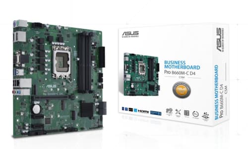 Asus Pro B660m-c D4-csm Ddr4 S-1700 Matx Mikro Atx Emolevy