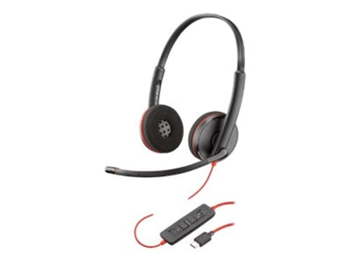 Poly Poly Blackwire C3220 Kuuloke + Mikrofoni Usb-c Stereo Musta
