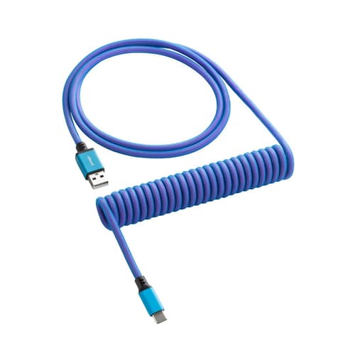 Cablemod Classic Coiled Cable - Galaxy Blue 1.5m 24-nastainen Usb-c Uros 4 Nastan Usb- A Uros