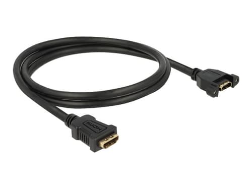 Delock - Hdmi Ethernet-kaapelilla 1m Hdmi Naaras Hdmi Naaras
