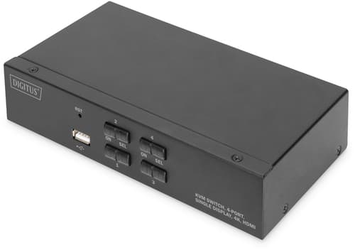 Digitus 4-porttinen 4k Hdmi Kvm -kytkin