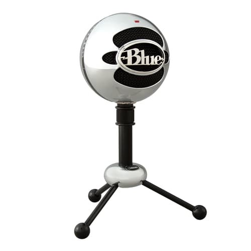 Logitech Blue Snowball Hopea, Musta