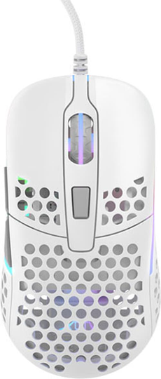Xtrfy M42 Rgb Gaming Mouse White Langallinen 16,000dpi Hiiri Valkoinen