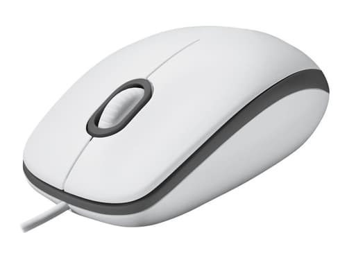 Logitech M100 Langallinen 1,000dpi Hiiri Valkoinen
