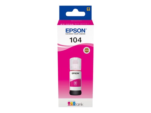 Epson Muste, Magenta, 104, 70 Ml - Et-2710/2704/4750