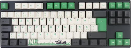 Varmilo Vem88 Panda R2 V2 Ec Sakura Langallinen, Usb Pohjoismaat Musta, Valkoinen, Vihreä Näppäimistö