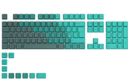 Glorious Gpbt Keycaps Iso Nordic-layout Rain Forest Näppäinkuoret