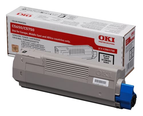 Oki Värikasetti Musta 8k - C5650/5750