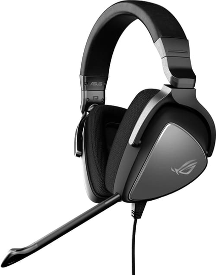 Asus Rog Delta Core Kuuloke + Mikrofoni 3,5 Mm Jakkiliitin Stereo Harmaa, Musta