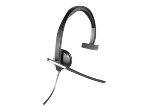 Logitech Usb H650e Kuuloke + Mikrofoni Mono Musta