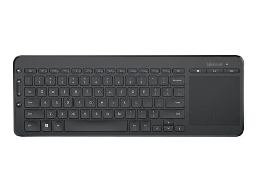 Microsoft All-in-one Langaton, 2.4 Ghz Pohjoismaat Musta Näppäimistö