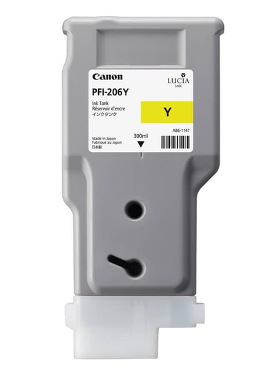 Canon Muste Keltainen Pfi-206y