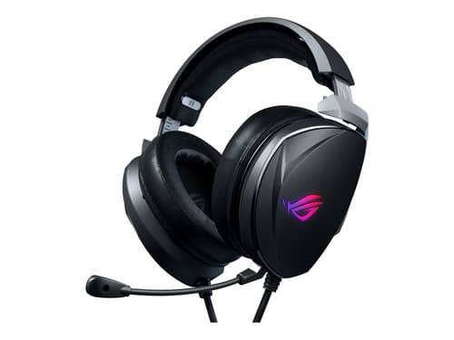 Asus Rog Theta 7.1 Kuuloke + Mikrofoni Usb, Usb-c 7.1 Kanavaympäristö Hopea, Musta
