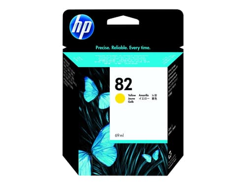 Hp Muste Keltainen No.82 - Dnj 500/800