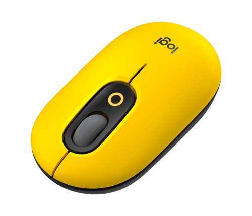 Logitech Pop Langaton 4,000dpi Hiiri Keltainen, Musta