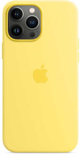 Apple Silicone Case With Magsafe Iphone 13 Pro Max Lemon Zest