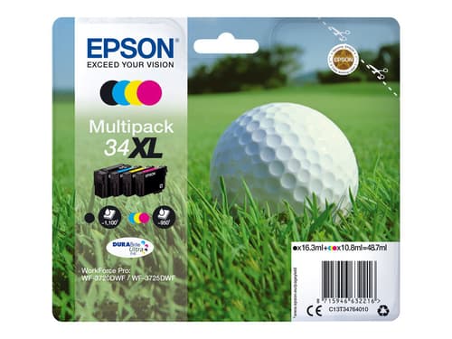 Epson Muste Monipakkaus (bk/c/m/y) 34xl