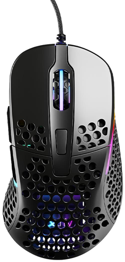 Xtrfy M4 Rgb Gaming Mouse Black Langallinen 16,000dpi Hiiri Musta