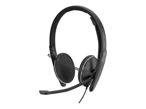 Epos Adapt Sc165 Kuuloke + Mikrofoni 3,5 Mm Jakkiliitin, Usb-c Skype For Businessille Stereo Musta
