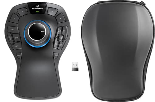 3dconnexion Spacemouse Pro Wireless Langaton 3d-hiiri Musta