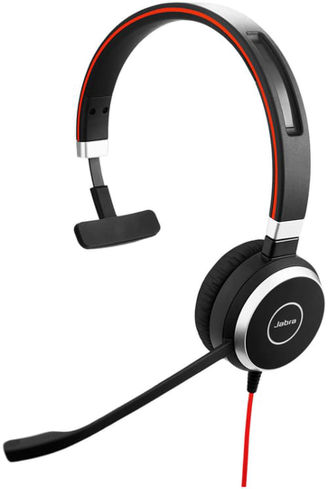 Jabra Evolve 40 Mono Kuuloke + Mikrofoni Mono Musta