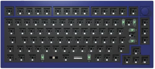 Keychron Q1 Knob Barebone Navy Blue Langallinen Pohjoismaat Sininen Näppäimistö