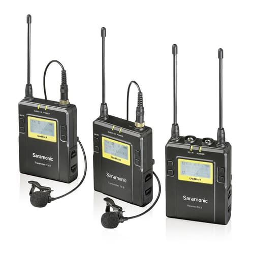 Saramonic Uhf Wireless Uvmic9 Package X2 Uwmic9 2xtx9+rx9