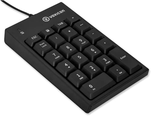 Voxicon Numpad 611w Langallinen, Usb Musta Näppäimistö