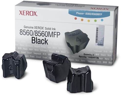Xerox Colorstix 3x Musta - Phaser 8560