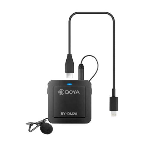 Boya By-dm20 Dual-channel Recording Kit Musta