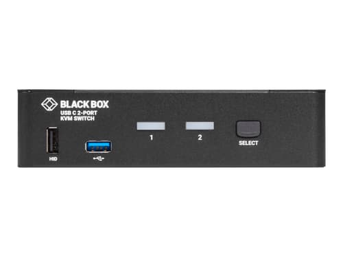 Black Box Kvmc4k-2p Kvm Switch Usb-c 4k 2-port