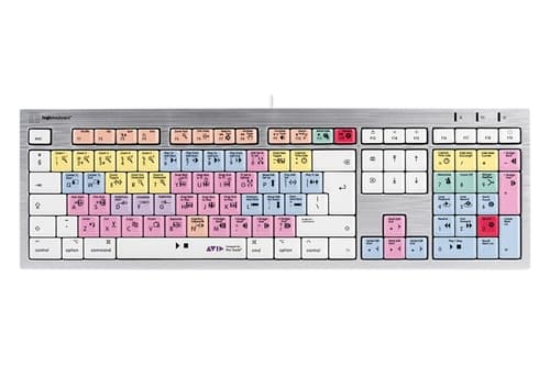Logickeyboard Avid Pro Tools Mac Alba Uk/eng Langallinen, Usb Iso-britannia Näppäimistö