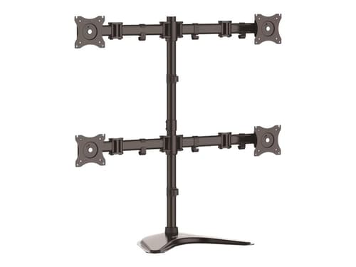 Startech Quad Monitor Desk Stand Up To 27" Steel Adjustable