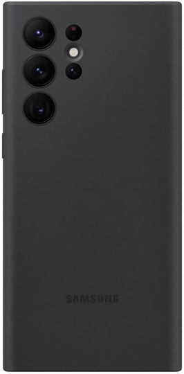 Samsung Silicone Cover Samsung Galaxy S22 Ultra Musta