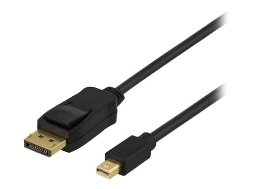 Deltaco - Displayport -kaapeli 2m Mini Displayport Uros Displayport Uros