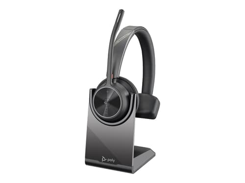 Poly Voyager V4310 Teams Charge Stand Kuuloke + Mikrofoni Usb-a Microsoft Teamsille Mono