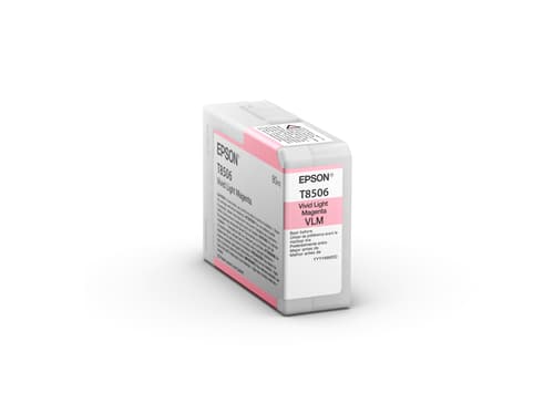 Epson Muste Kevyt Magenta Hd T8506 80ml - Surecolor P800