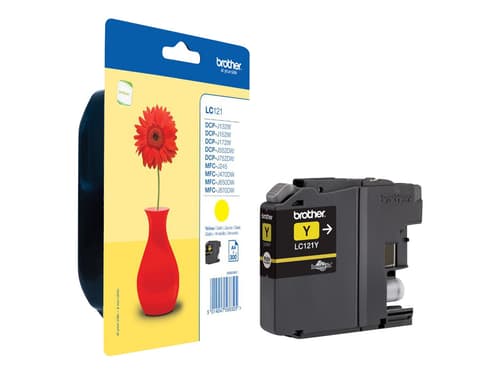 Brother Muste Keltainen Lc121y - Dcp-j752dw
