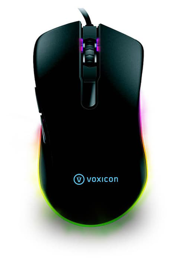 Voxicon Gaming Rgb Gr900 Langallinen 12,000dpi Hiiri Musta