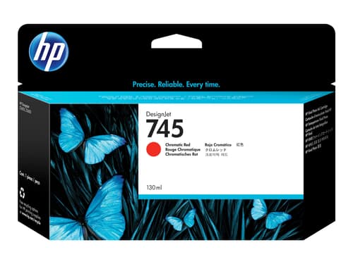 Hp Muste Chromatic Punainen No.745 130ml - Z2600/z5600