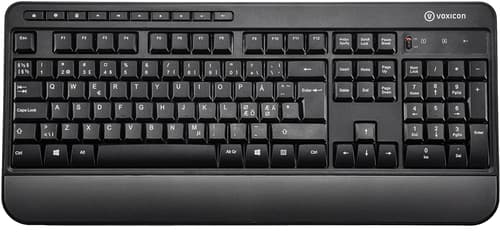 Voxicon Wireless Keyboard 295wl Langaton, 2.4 Ghz Pohjoismaat Musta Näppäimistö