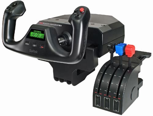 Logitech Pro Flight Yoke System Musta