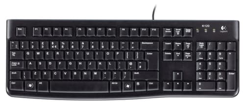 Logitech K120 -britannia Langallinen, Usb Iso-britannia Näppäimistö