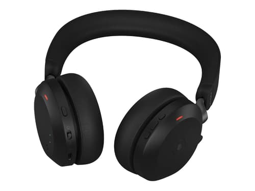 Jabra Evolve2 75 Link380a Ms Kuuloke + Mikrofoni Usb-a Bluetooth-sovittimen Kautta Microsoft Teamsille Stereo Musta