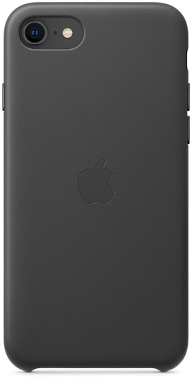 Apple Leather Case Iphone 7, Iphone 8, Iphone Se (2020), Iphone Se (2022) Musta